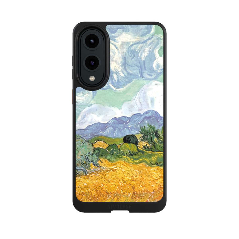 Galaxy S25 Edge NIVOcore Weizenfeld mit Zypressen