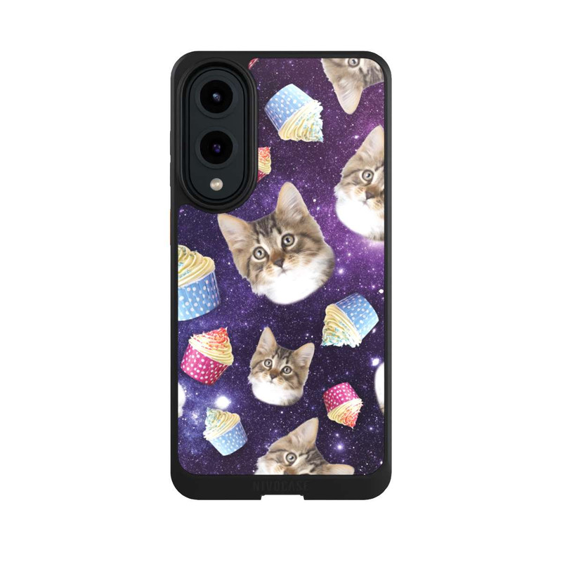 Galaxy S25 Edge NIVOcore Crazy Galaxy Space Cats