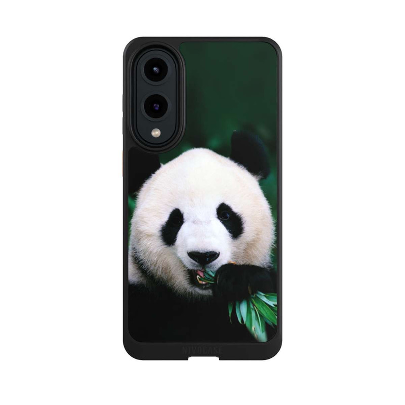 Galaxy S25 Edge NIVOcore Panda mit Bambus