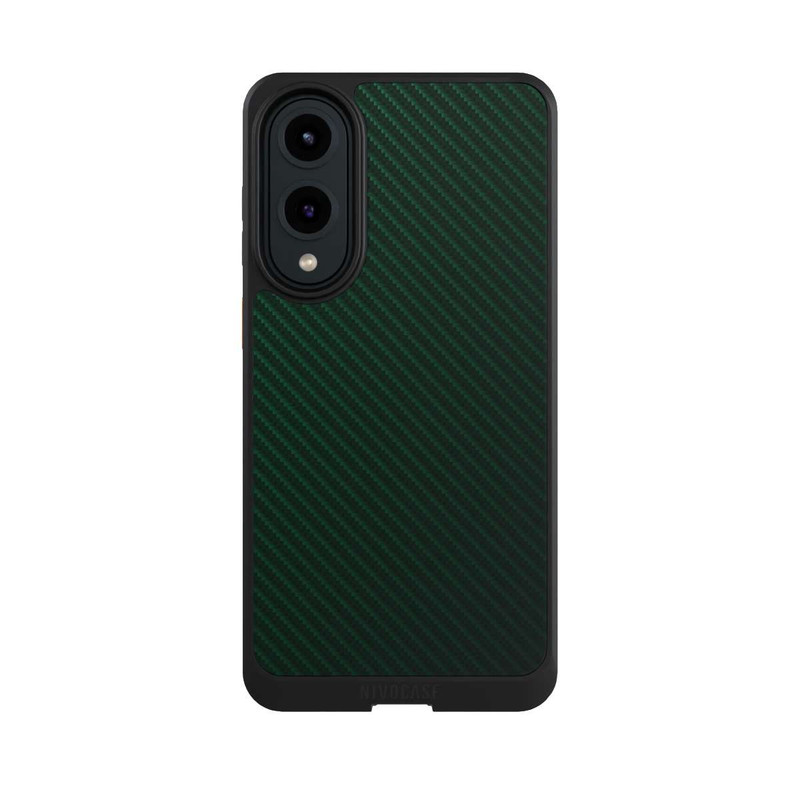 Galaxy S25 Edge NIVOcore British Racing Green Carbon