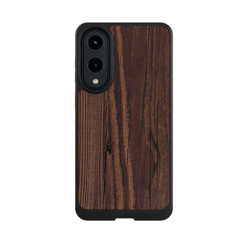 Galaxy S25 Edge NIVOcore Look Grain du Bois
