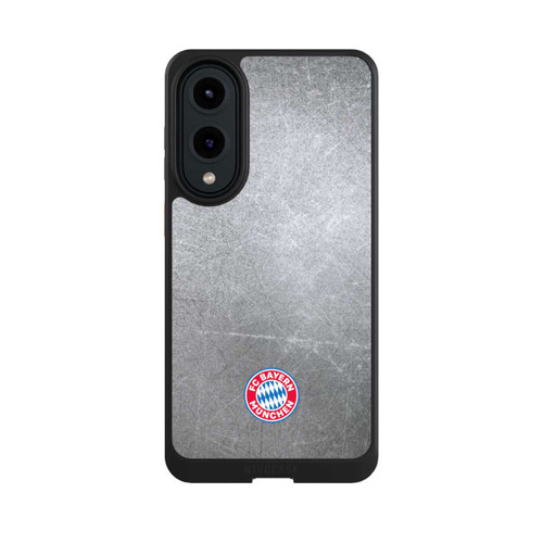 Samsung Galaxy S25 Edge NIVOcore Klassisches FCB Logo Klein - Bunt auf Metalllook