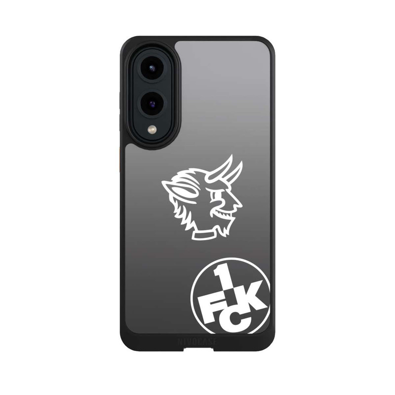 Galaxy S25 Edge NIVOcore Teufelskopf FCK auf Schwarz