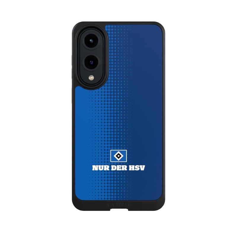 Galaxy S25 Edge NIVOcore Nur der HSV - Rautenraster Blau