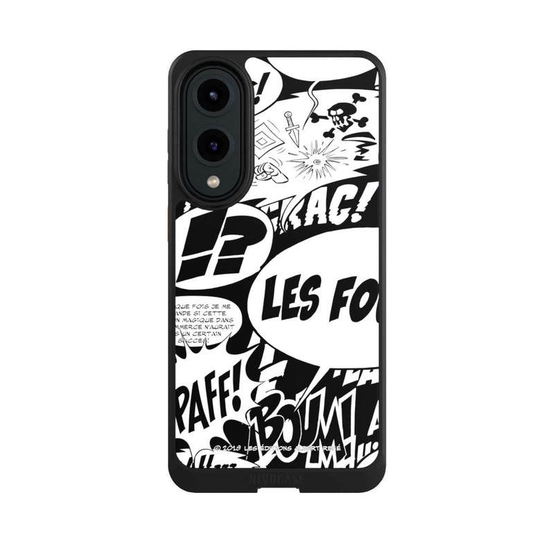 Galaxy S25 Edge NIVOcore Bulles BD Astérix Noir
