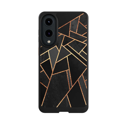 Samsung Galaxy S25 Edge NIVOcore Schwarze Nacht Gold Druck