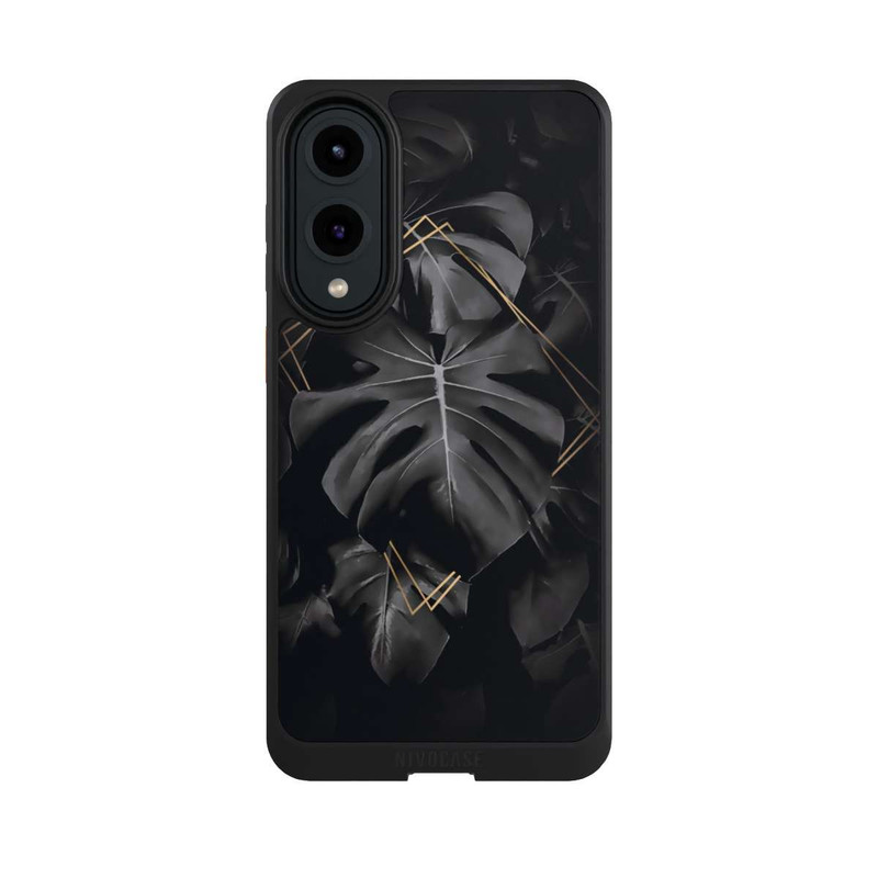 Galaxy S25 Edge NIVOcore Feuilles noires