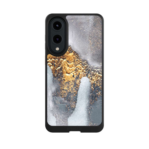 Samsung Galaxy S25 Edge NIVOcore Beton-Gold-Glitzerlook