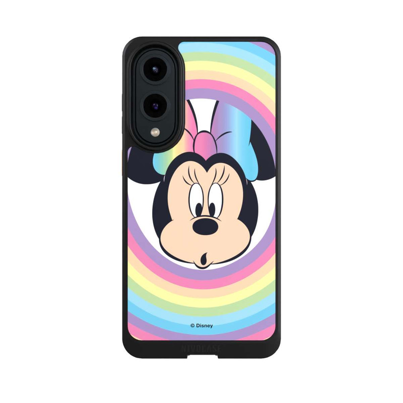 Galaxy S25 Edge NIVOcore Minnie Arc-en-ciel Rond