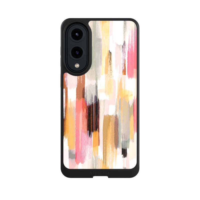Galaxy S25 Edge NIVOcore Abstract Brushstrokes Autumn Shades