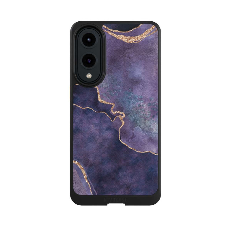 Galaxy S25 Edge NIVOcore Pierre précieuse Glamour violet
