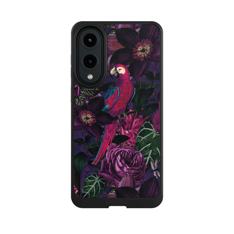 Galaxy S25 Edge NIVOcore Vogel im dunklen Dschungel