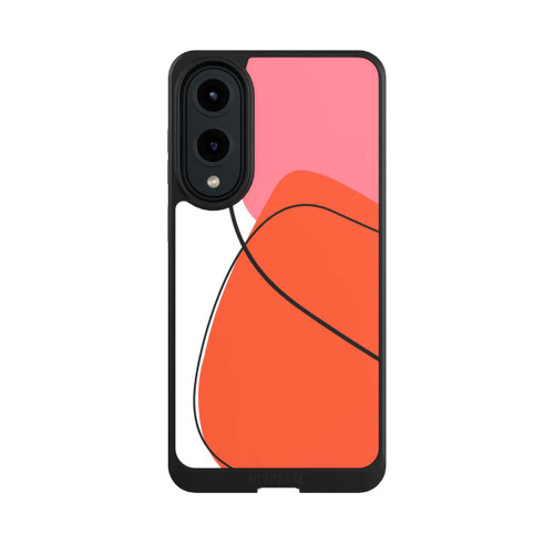 Samsung Galaxy S25 Edge NIVOcore Meine orangefarbene Kunst