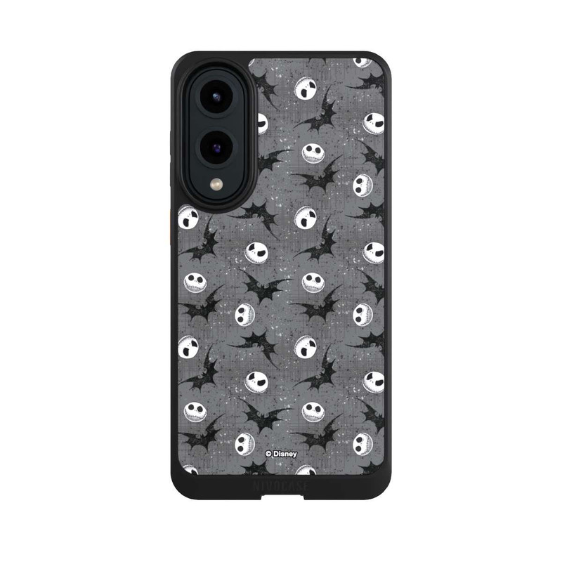 Galaxy S25 Edge NIVOcore Jack Grey Pattern Tim Burtons Nightmare before Christmas