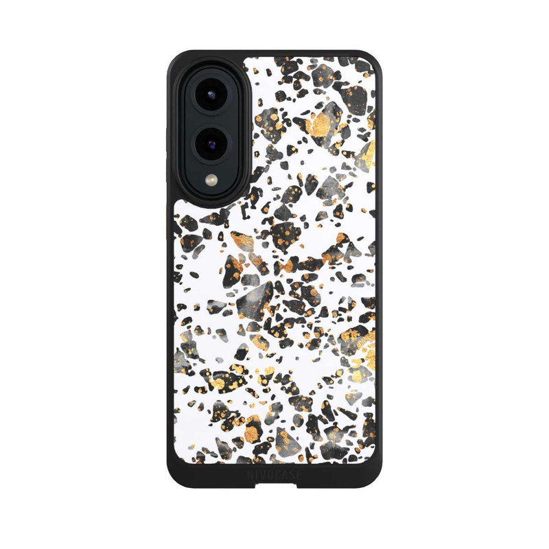 Galaxy S25 Edge NIVOcore Gold Speckled Terrazzo
