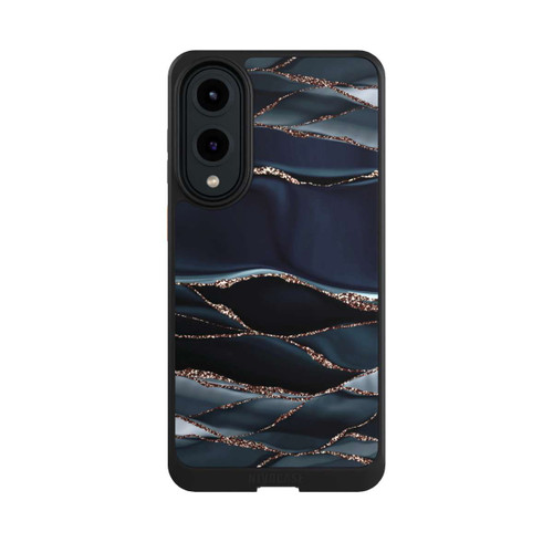 Samsung Galaxy S25 Edge NIVOcore Dunkelgraue Streifen goldener Look