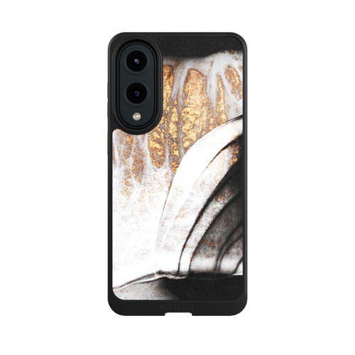 Samsung Galaxy S25 Edge NIVOcore Schwarze und goldene Adern