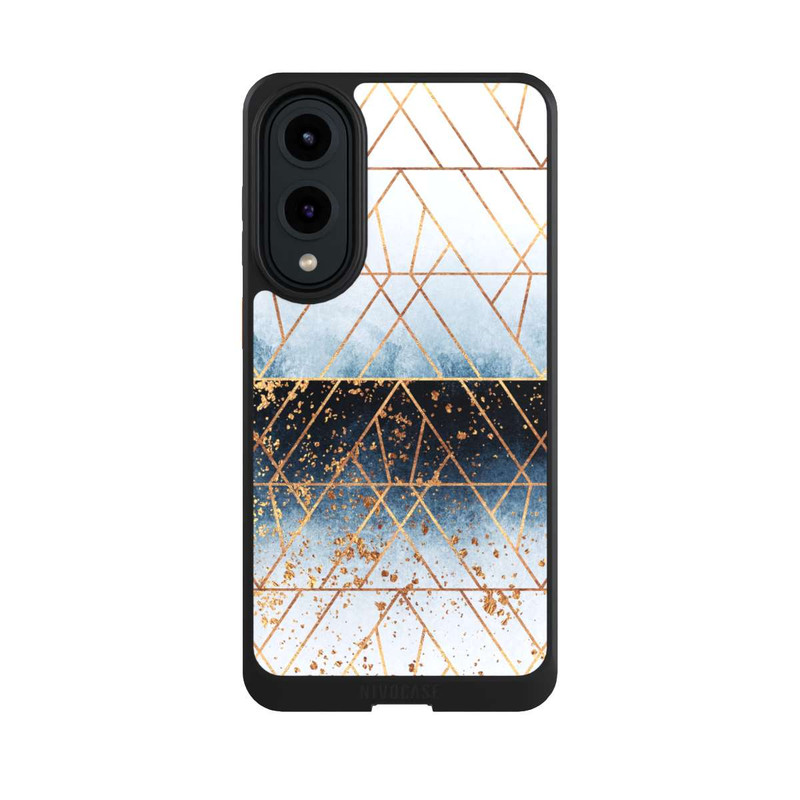 Galaxy S25 Edge NIVOcore Winter Blue Geo