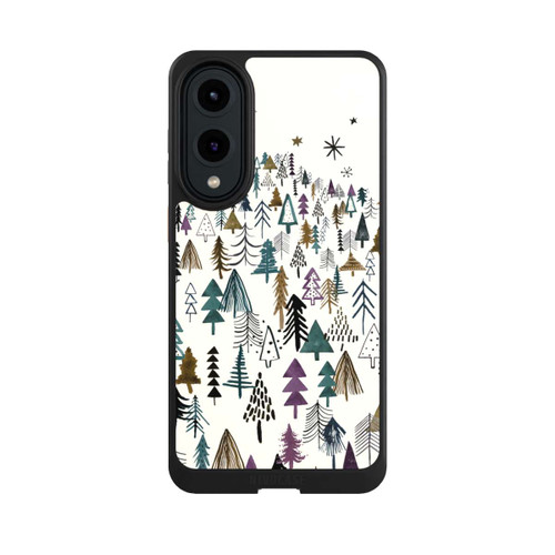 Samsung Galaxy S25 Edge NIVOcore Bergbäume Wald Lila