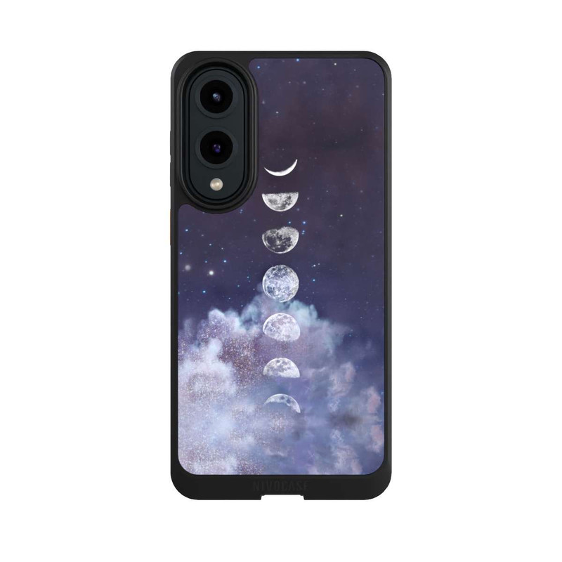 Galaxy S25 Edge NIVOcore Mondphasen auf dem Mond