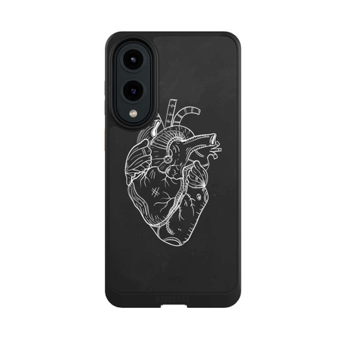Samsung Galaxy S25 Edge NIVOcore Heart Drawing Black