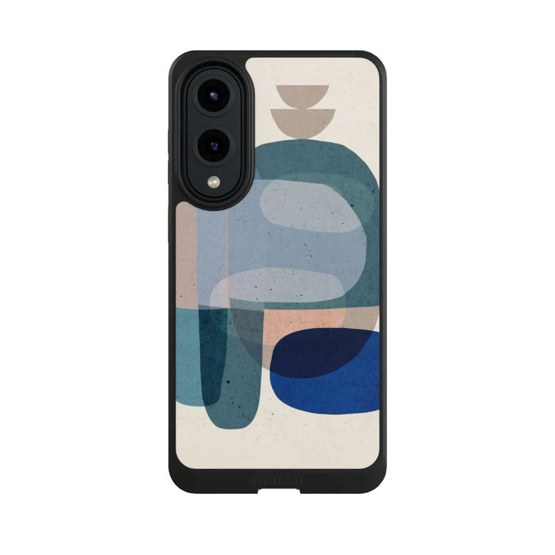 Galaxy S25 Edge NIVOcore Stein Nr. 3 Blau
