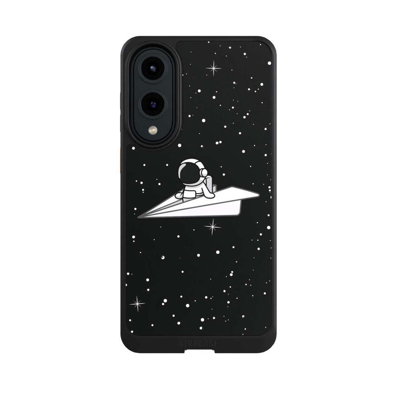 Galaxy S25 Edge NIVOcore Astronaut Paper Plane Comic