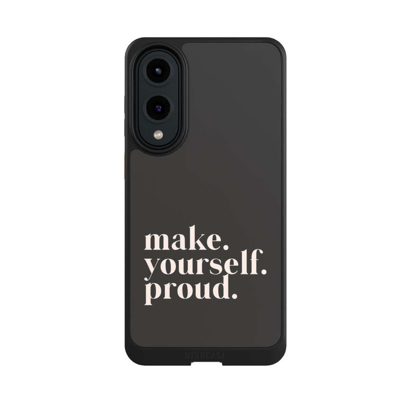 Galaxy S25 Edge NIVOcore Make Yourself Proud Quote