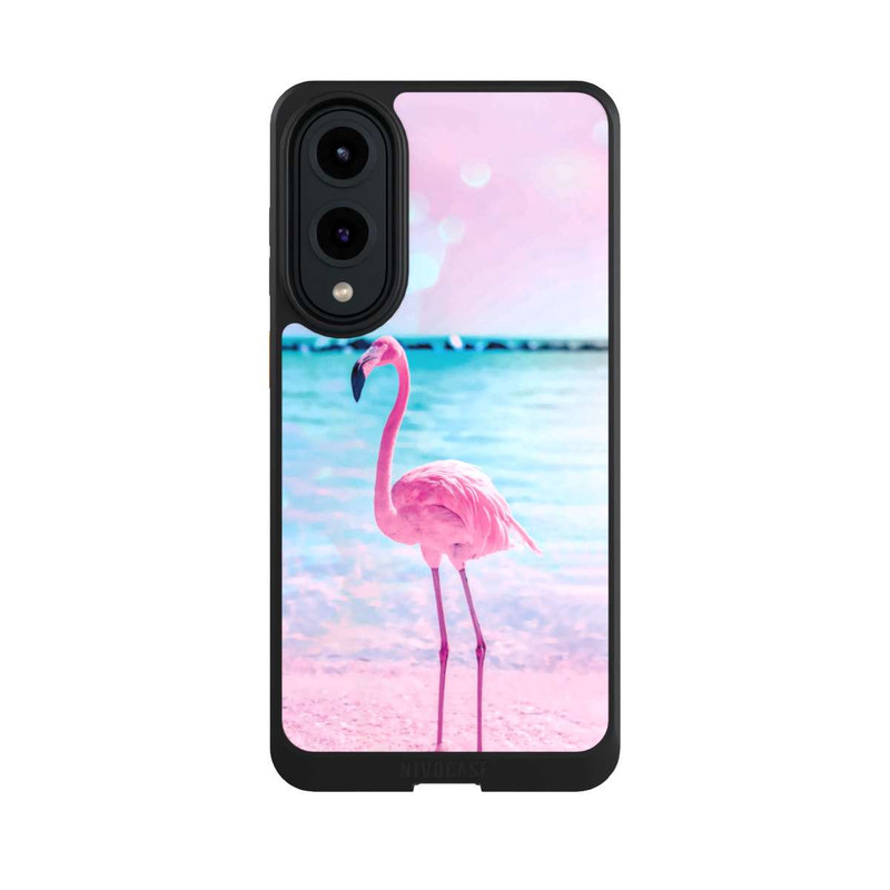 Galaxy S25 Edge NIVOcore Fantaisie Flamant Rose