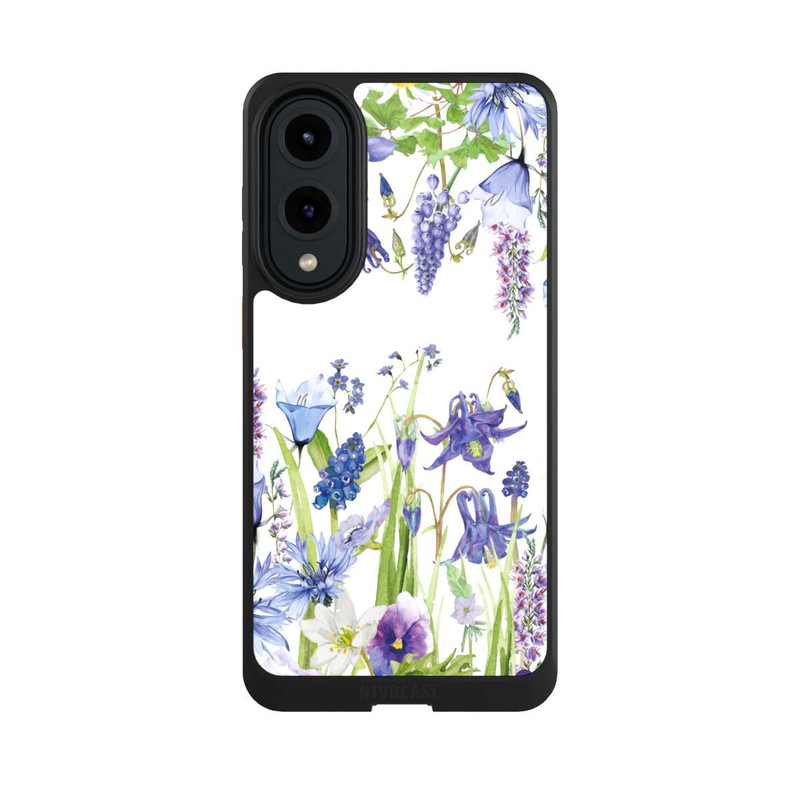 Galaxy S25 Edge NIVOcore Blumenwiese Lavendel