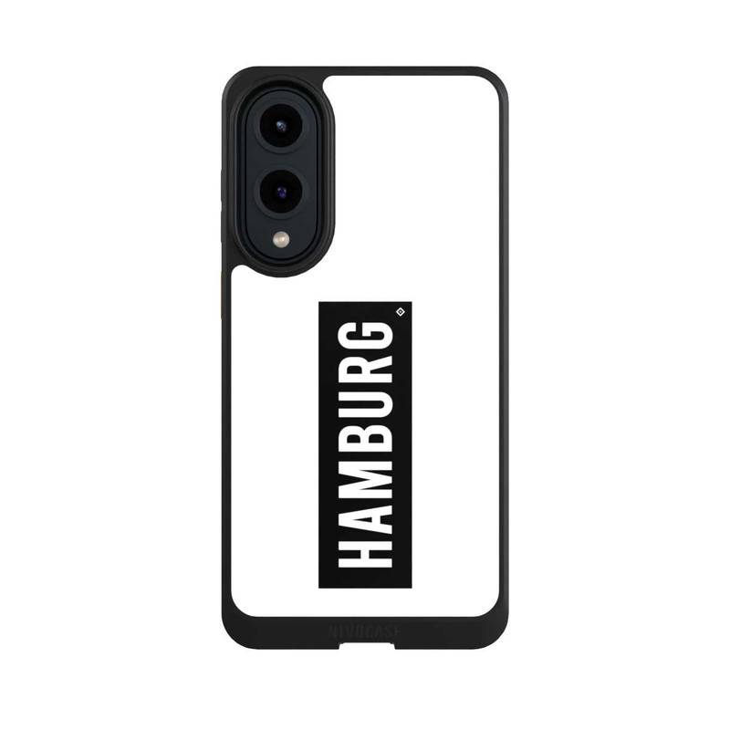 Galaxy S25 Edge NIVOcore HSV Hamburg Schwarz Weiss