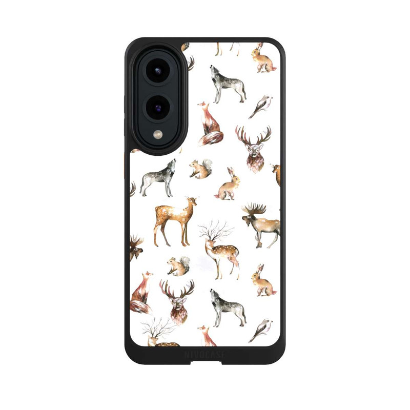 Galaxy S25 Edge NIVOcore Animaux d'hiver des bois