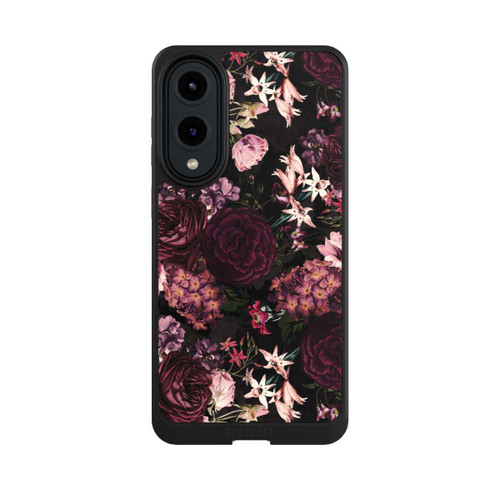 Samsung Galaxy S25 Edge NIVOcore Blumentapete dunkelviolett
