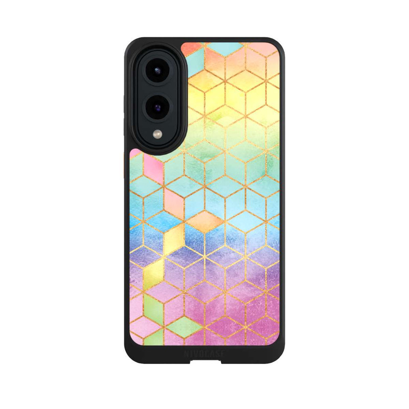 Galaxy S25 Edge NIVOcore Regenbogenwürfel