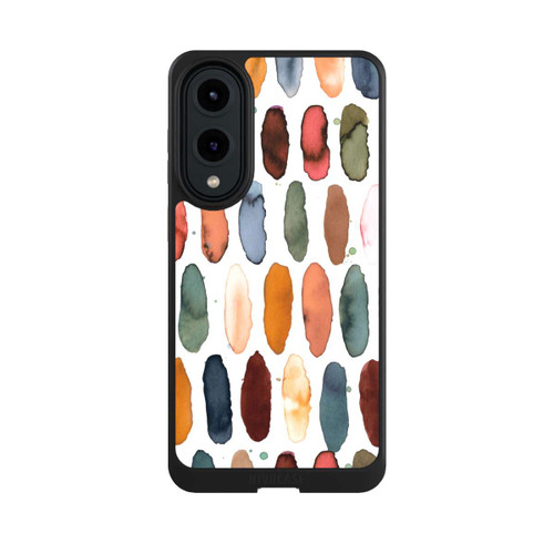 Samsung Galaxy S25 Edge NIVOcore Watercolor Dashes Mineral Terracotta