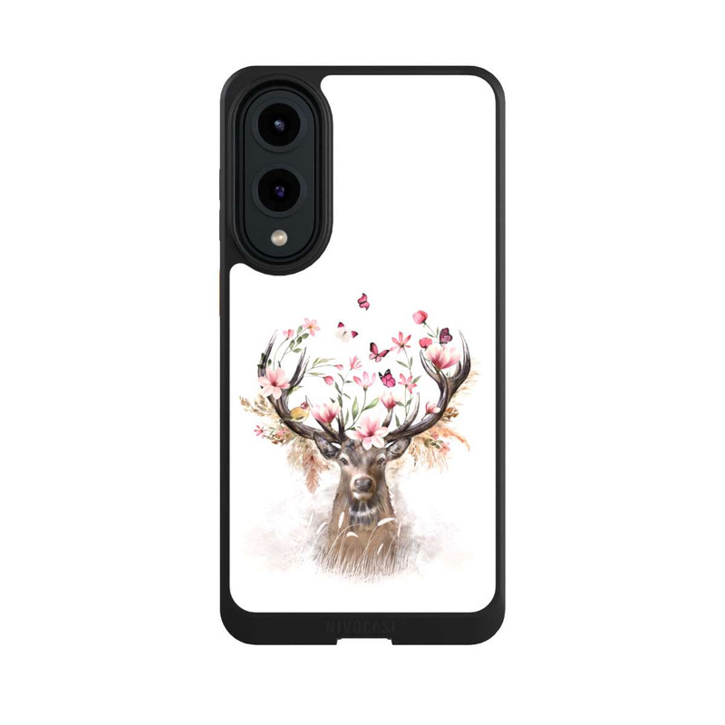 Galaxy S25 Edge NIVOcore Cerf & Fleurs