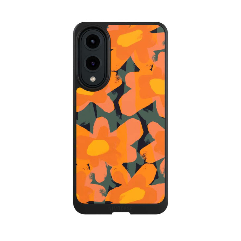 Galaxy S25 Edge NIVOcore Blumenwiese Orange