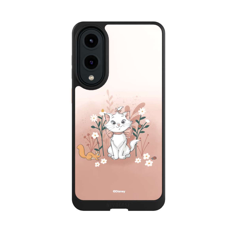 Galaxy S25 Edge NIVOcore Marie avec des fleurs