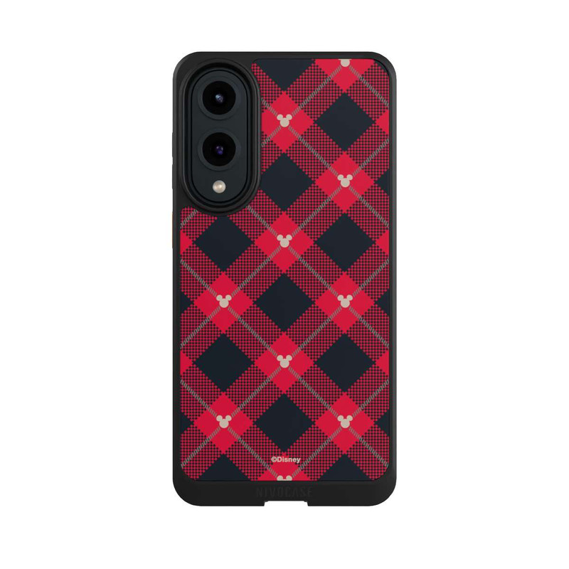 Galaxy S25 Edge NIVOcore Motif de Noël Mickey rouge
