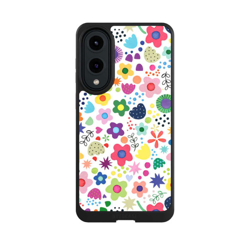 Samsung Galaxy S25 Edge NIVOcore Psychedelic Flowers Colorful