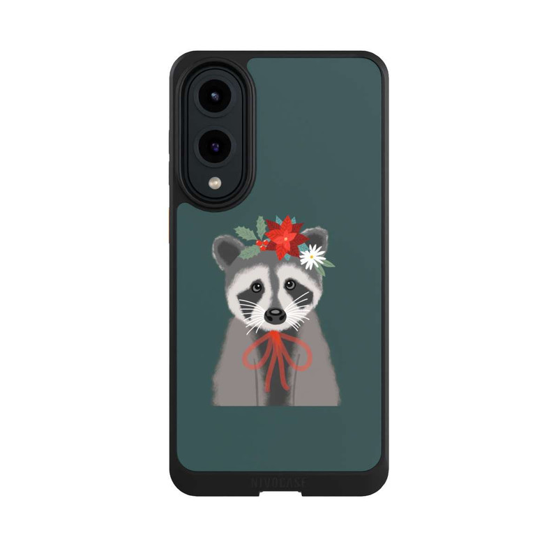 Galaxy S25 Edge NIVOcore Holiday Raccoon