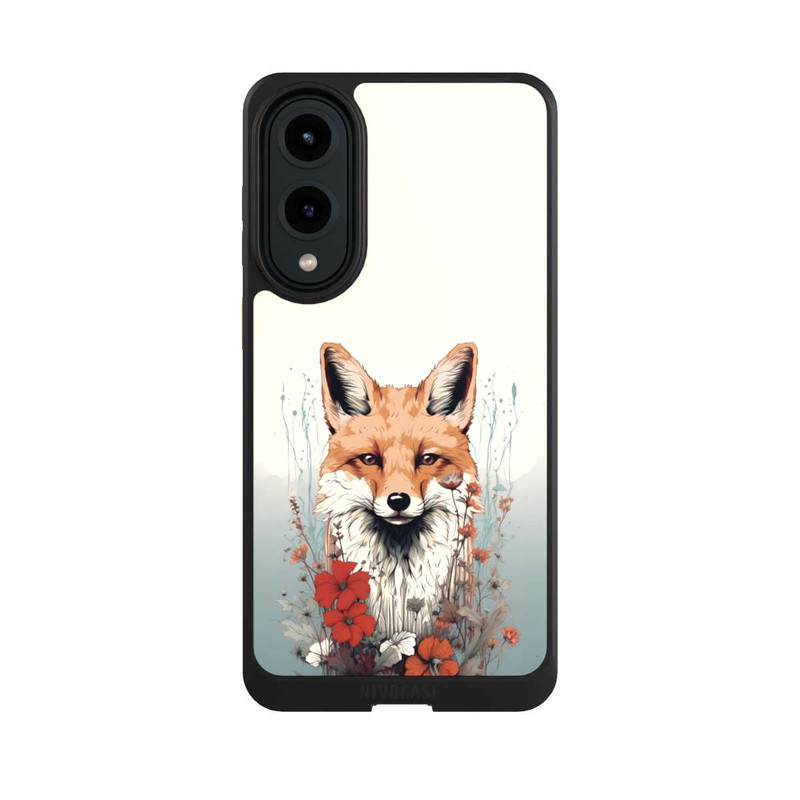 Galaxy S25 Edge NIVOcore  Fox with Flowers