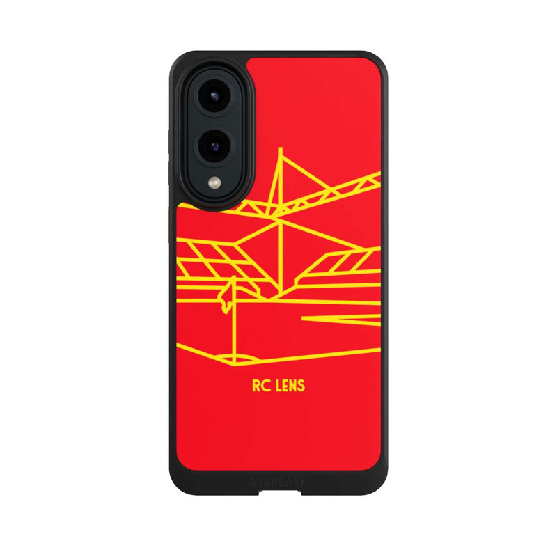 Galaxy S25 Edge NIVOcore RC Lens Line Art Stadium Groß