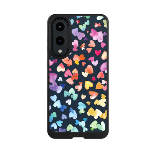 Samsung Galaxy S25 Edge NIVOcore Valentines Hearts Black