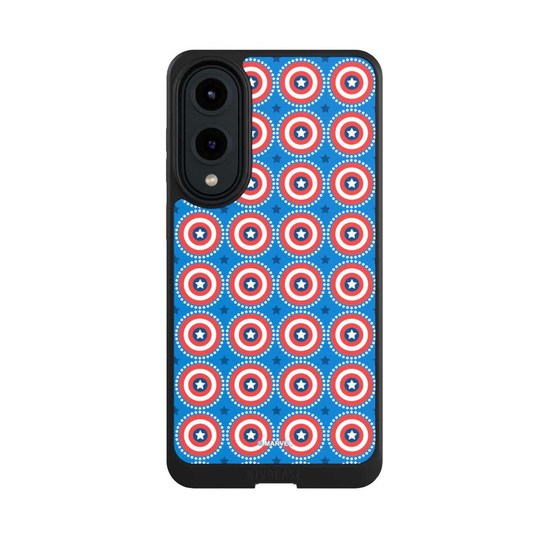 Galaxy S25 Edge NIVOcore Captain American Shield Pattern