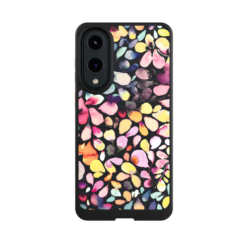 Samsung Galaxy S25 Edge NIVOcore Eucalyptus Watercolor Leaves Black