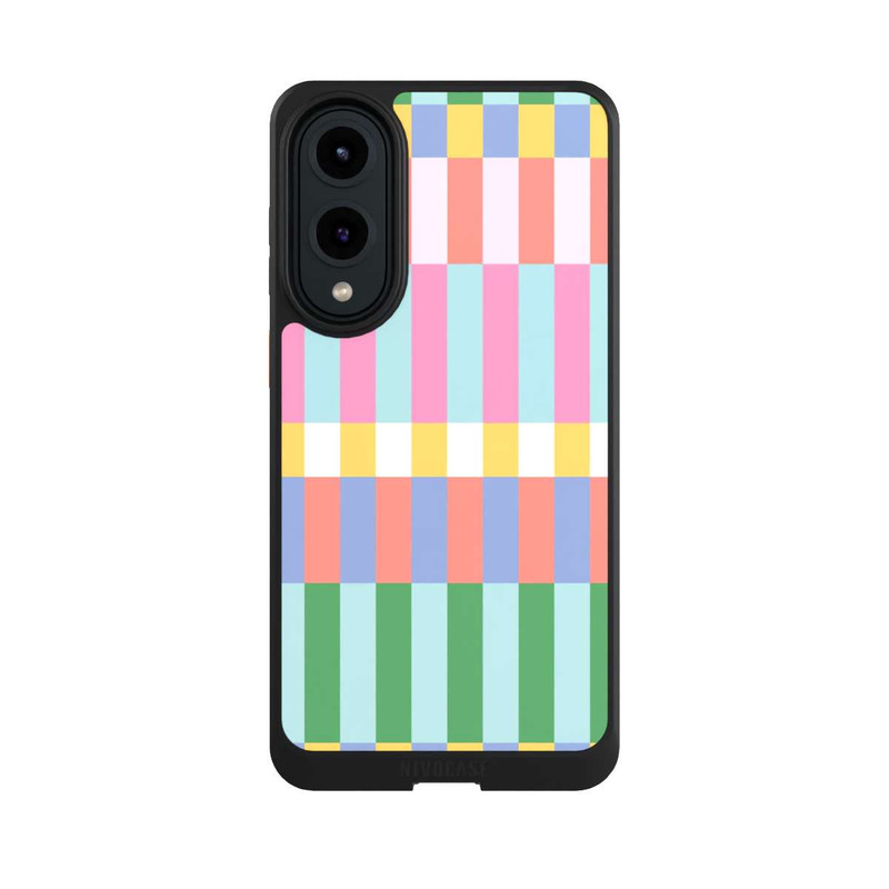 Galaxy S25 Edge NIVOcore Checked Theme Pastel