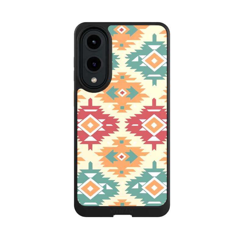 Galaxy S25 Edge NIVOcore Modern Tribal Boho Aztec Geometric Design 1