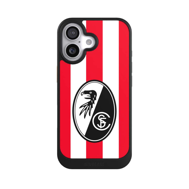 iPhone 17 NIVOcore SC Freiburg - Rot Gestreift