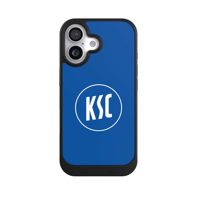 iPhone 17 NIVOcore KSC Logo auf Blau